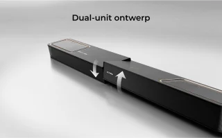 ULTIMEA Skywave F30 - 3.1.2kanaals Dolby Atmos Soundbar Met 5.25" Subwoofer