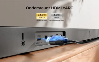 ULTIMEA Skywave F30 - 3.1.2kanaals Dolby Atmos Soundbar Met 5.25" Subwoofer