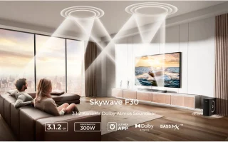 ULTIMEA Skywave F30 - 3.1.2kanaals Dolby Atmos Soundbar Met 5.25" Subwoofer