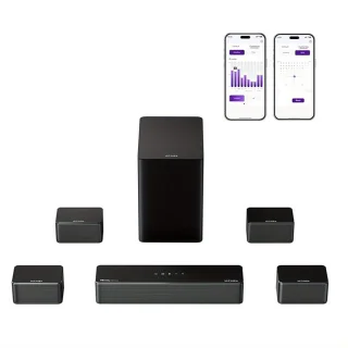 7.1 Surround Sound System – Home Cinema Set – Soundbar – TV Speaker – Dolby Atmos Systeem – Draadloze Subwoofer – 460W Krachtig Geluid