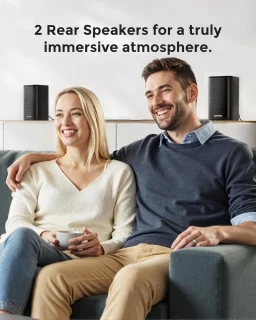 5.1.2-kanaals soundbar met Dolby Atmos en Surround Sound voor thuisbioscoopsysteem