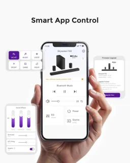 5.1.2-kanaals soundbar met Dolby Atmos en Surround Sound voor thuisbioscoopsysteem