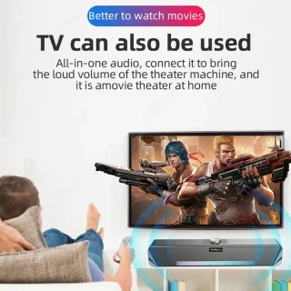 Soundbar - Bedraad - Bluetooth 5.0 - Surround Soundbar - Audio Speaker - Films - TV - Computer