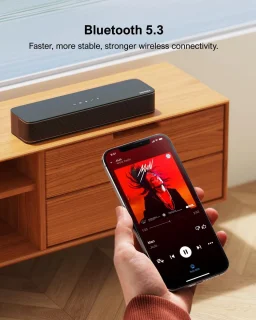 2.1 Kanaals Soundbar met Geïntegreerde Subwoofer en Bluetooth 5.3 voor TV - Perfecte Geluidsbeleving en Smart App Besturing