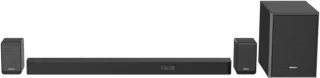 5.1-kanaals 340W Dolby Atmos Soundbar met draadloze subwoofer en achterluidsprekers, Zwart