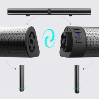 2-in-1 Separable Soundbars, Bluetooth 5.3 Surround Sound System with 40W Subwoofer, 3D Stereo Home Theater Speaker with U Disk/Optical/AUX, for TV Computer
