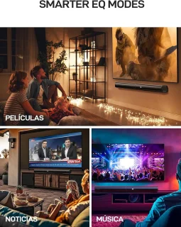 Afneembare 2.2-Kanaals Soundbar met Geïntegreerde Subwoofers - 80 cm Home Cinema-geluidssysteem met Draadloze Verbinding