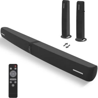 2-in-1 afneembare soundbar