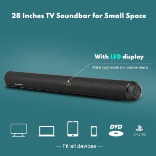 28-inch TV-soundbar
