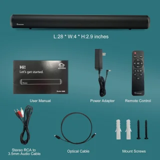 28-inch TV-soundbar