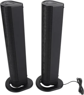 40w 3d stereo soundbar met subwoofer voor tv en computer