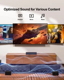 5.1 Soundbar Set met Subwoofer en Achterluidsprekers