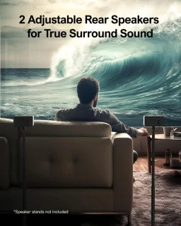5.1 Soundbar Set met Subwoofer en Achterluidsprekers