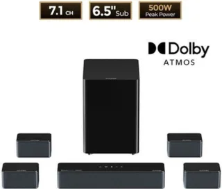 7.1 Soundbar – homecinema-geluidssysteem met draadloze subwoofer