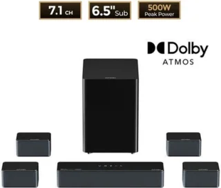 7.1 soundbar met draadloze subwoofer