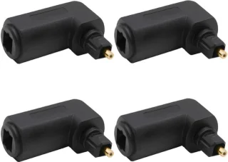 90 degree optical audio adapter voor tv en soundbar