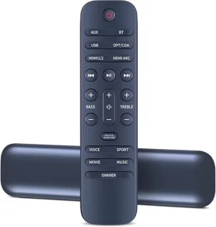 Afstandsbediening compatibel met Grundig DSB 1000, DSB 2000, DSB 2100 en GSB 950 soundbar