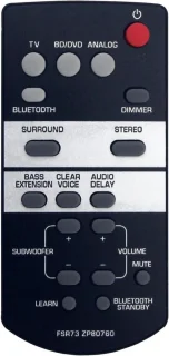 Afstandsbediening FSR73 ZP80760 voor Yamaha soundbar