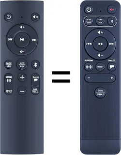 Afstandsbediening voor Creative Stage V2 soundbar