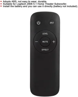 Afstandsbediening voor Logitech Z906 subwoofer zwart