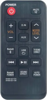 Afstandsbediening voor Samsung soundbar