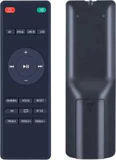 Afstandsbediening voor soundbar, compatibel met Odine 3, III, II en 2.0