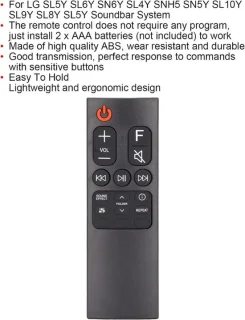 Afstandsbediening voor soundbar en tv - Akb75595331