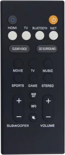Afstandsbediening voor Yamaha soundbar VCQ9140