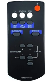 Afstandsbediening voor Yamaha soundbars van SolidKeus