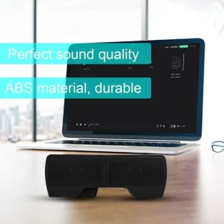 Aladdien - USB Draagbare Speaker - Laptop Soundbar - Mini Desktop