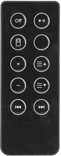 Allecto vervangende afstandsbediening soundbar