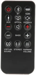 Allecto vervangende afstandsbediening voor Cinema Soundbar SB250