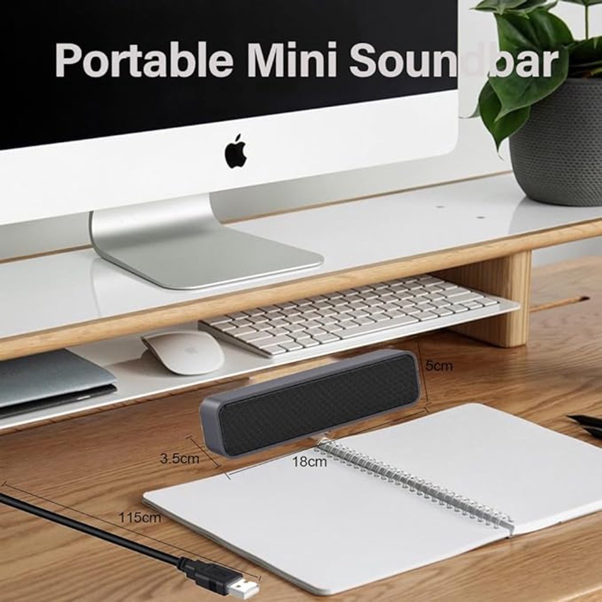 Anount Soundbar Speaker voor PC