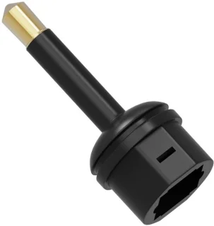 Audio-adapter, mini-Toslink-stekker naar Toslink-aansluiting