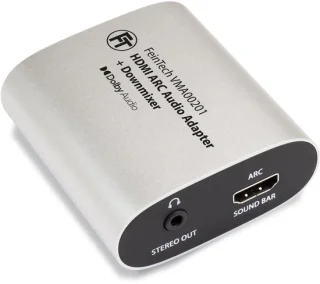 Audio-tv-adapter HDMI-ARC – Dolby Digital-decoder – metaal