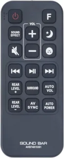Aulcmeet AKB74815381 vervangende afstandsbediening voor LG soundbar
