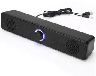 Compacte USB-desktop soundbar: stijlvol geluid voor je bureau
