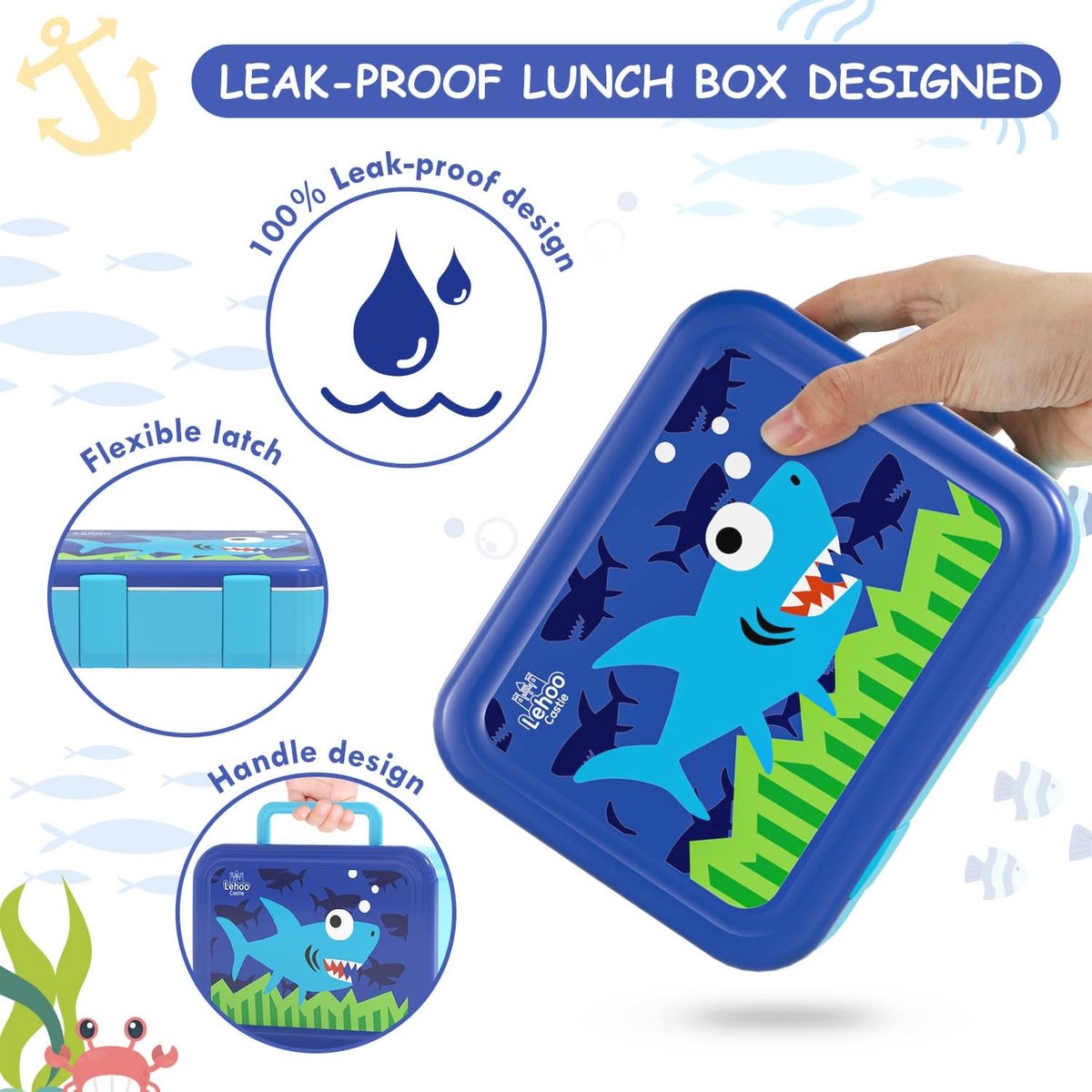 Bento Box Kinder Lunchbox 5 Vakken