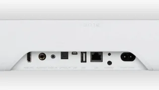Bluesound Pulse Soundbar+ en Pulse Sub+ Wit