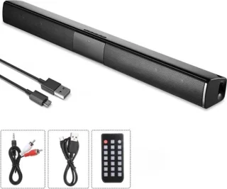 Bluetooth Soundbar Zwart met Afstandsbediening