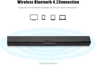 Bluetooth Soundbar Zwart met Afstandsbediening