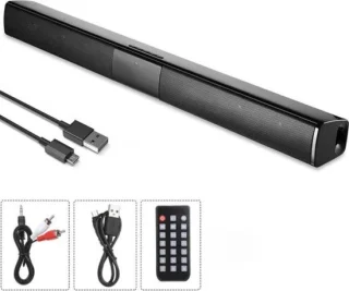 Bluetooth Soundbar Zwart met Afstandsbediening