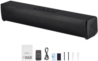 De Compacte 17-inch 2.0-soundbar in één oogopslag