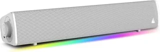 Compacte gaming soundbar wit