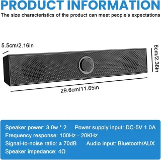 Compacte PC-soundbar