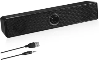 Compacte soundbar – draagbare speaker - zwart