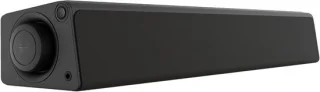 Compacte soundbar voor onder de monitor - zwart