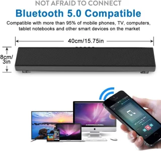 Compacte soundbar voor TV en PC