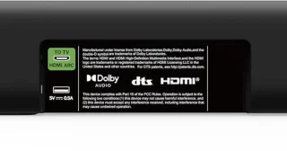 Compacte soundbar voor tv
