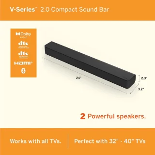 Compacte soundbar voor TV